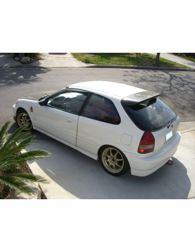 Rear Spoiler Honda Civic MK6 EJ/EK 1995-2001 Spoon Style Fiberglass