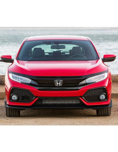 Front Lip Honda Civic MK10 Type R Style 2017 Matte Black