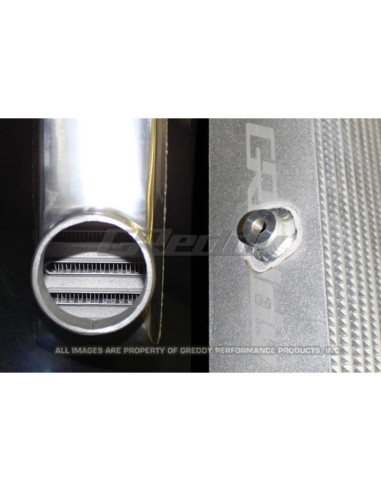 Intercooler universale in alluminio 880x285x70 mm GReddy Spec-LS T-24E
