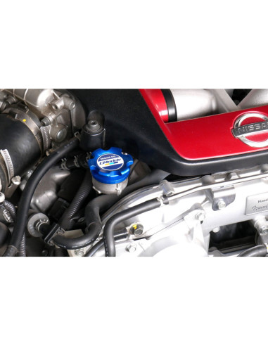 Tappo di riempimento olio GReddy tipo 2 M32-P3.5 blu (Nissan, Honda, Suzuki)