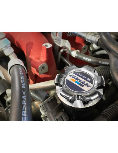 GReddy Oil Filler Cap Type 1 M37-P3.0 Grey (Toyota, Daihatsu)
