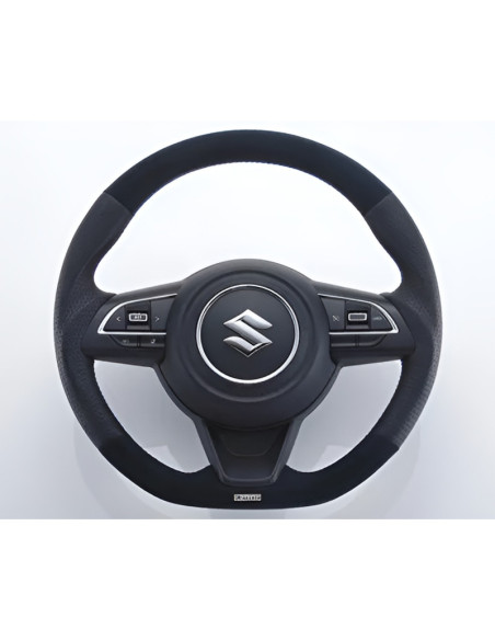 Volante GReddy interamente in pelle con cuciture rosse per Suzuki Swift Sport ZC33S