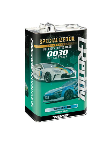 Olio motore GReddy 0030 Specifico 0W30 per FA20 e FA24 (5L, GT86/GR86 e BRZ)