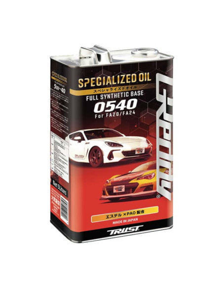 GReddy 0540 Specialized 5W40 Engine Oil for FA20 & FA24 (5L, GT86/GR86 & BRZ)
