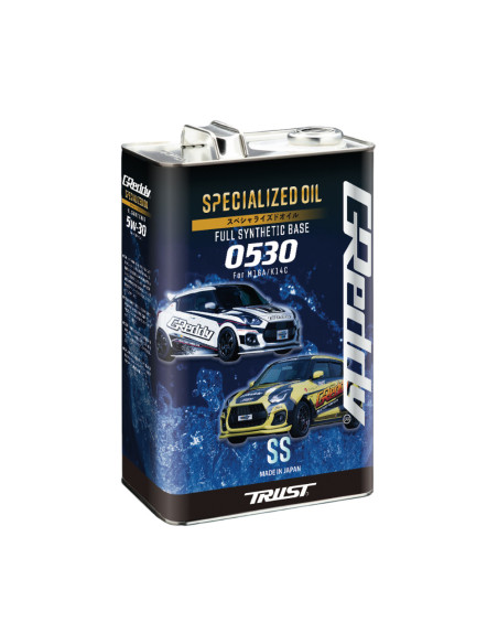 Olio motore specifico GReddy 0530 Street SS (4L, Swift Sport)
