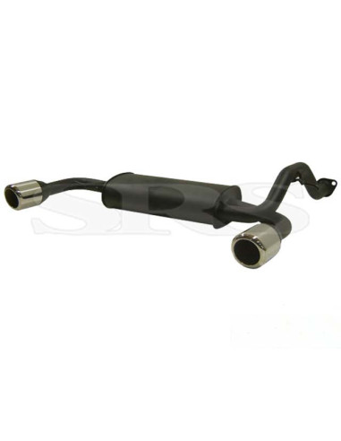 Axleback System Steel Dual (Civic 87-91 3dr/CRX 87-93)