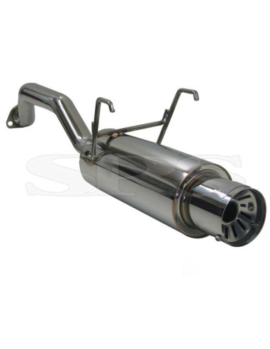 Axleback System Stainless Steel G55 (Civic 91-01 2/4dr)