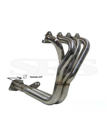 4-2-1 Header 2.5 Stainless Steel (Honda B16A1-Engines)