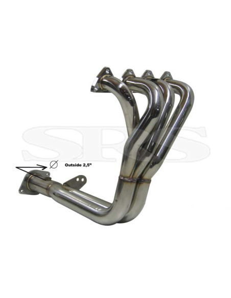 4-2-1 Header 2.5 Stainless Steel (Honda B-Engines)