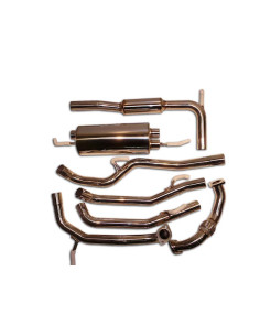 Scarico Completo in acciaio inossidabile G600 Honda Civic MK8 07-12 3/5dr 1.8i Type-S