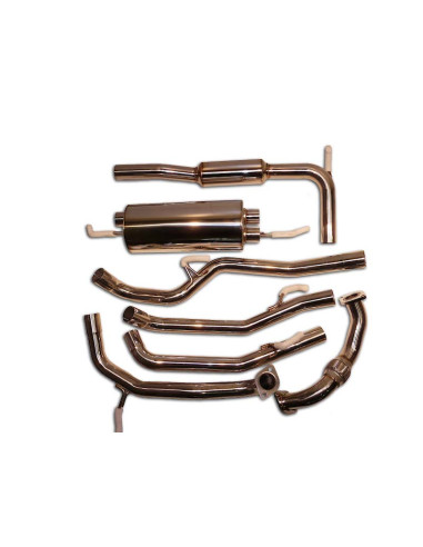 Scarico Completo in acciaio inossidabile G600 Honda Civic MK8 07-12 3/5dr 1.8i Type-S