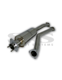 Centrale Di scarico in acciaio inossidabile Honda Civic 01-05 2.0i Type-R