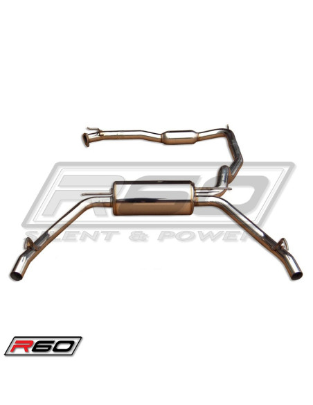 Scarico Completo TÜV R60 Honda Civic MK8 07-12 3 porte Type-R