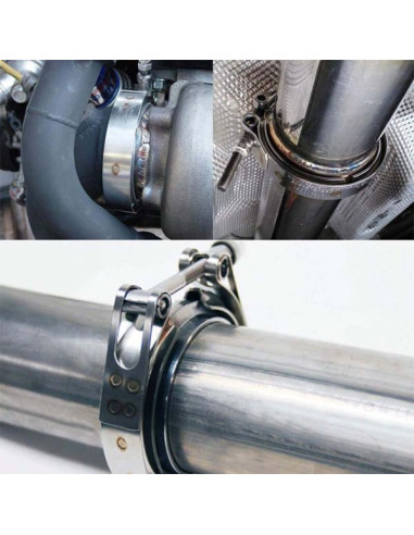 V-band flange assembly T304 SS - Ø63.50mm/2.50'' (Universal)