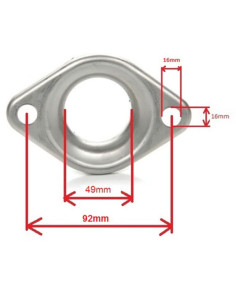 Flangia di scarico a ciambella - Ø49mm/1.93" 2