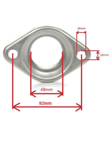 Flangia di scarico a ciambella - Ø49mm/1.93"