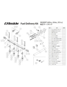 GReddy Injector Kit for Nissan SR20DET (S14/S15, GReddy) - 695 cc 2