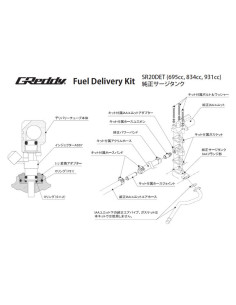GReddy Injector Kit for Nissan SR20DET (S14/S15, GReddy) - 834 cc 2