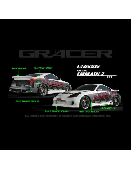 GReddy Front Bumper Spoiler for Nissan 350Z