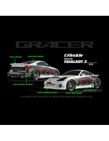GReddy Rear Bumper Spoiler for Nissan 350Z