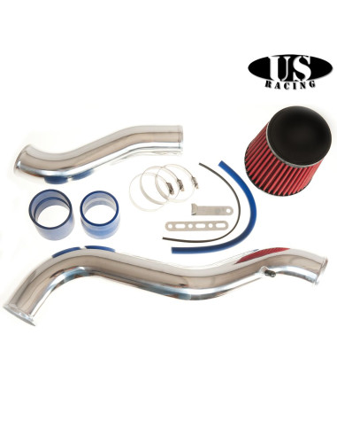 US-Racing Cold Air Intake Polished (Civic/CRX 87-93)