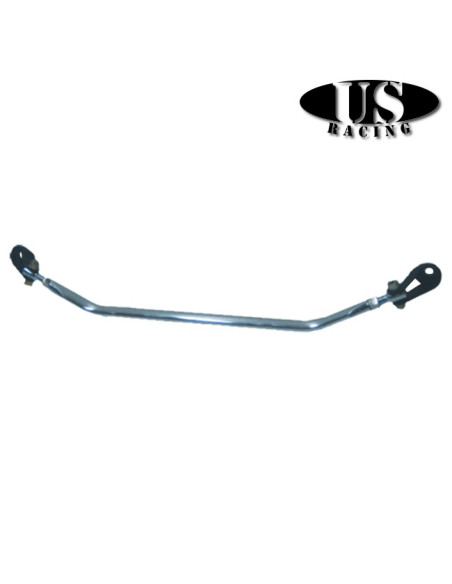 US-Racing Strutbrace Front Lower N-Style Polished (Civic 87-01/CRX/Del Sol/Integra)