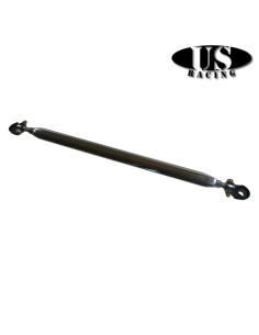 US-Racing Strutbrace Rear Lower N-Style Polished (Civic 87-96/Civic 95-01 5dr/CRX/Del Sol/Integra)