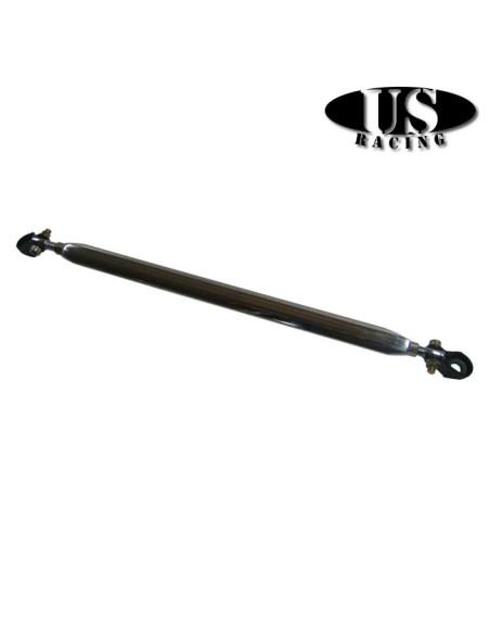 US-Racing Strutbrace Rear Lower N-Style Polished (Civic 87-96/Civic 95-01 5dr/CRX/Del Sol/Integra)