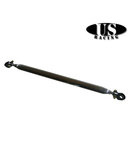 US-Racing Strutbrace Rear Lower N-Style Polished (Civic 95-01 2/3/4dr)