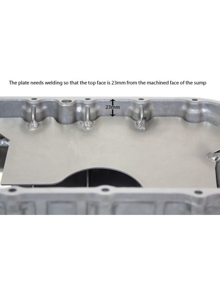 Deflettori coppa olio US-Racing in alluminio Honda Civic/Integra MK4 01-05 Type R