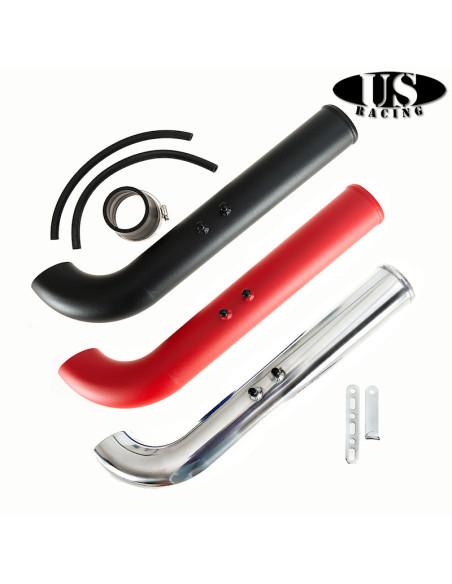 Aspirazione Diretta corta US-Racing nera Honda Civic MK5 MK6 95-01 1.4/1.6
