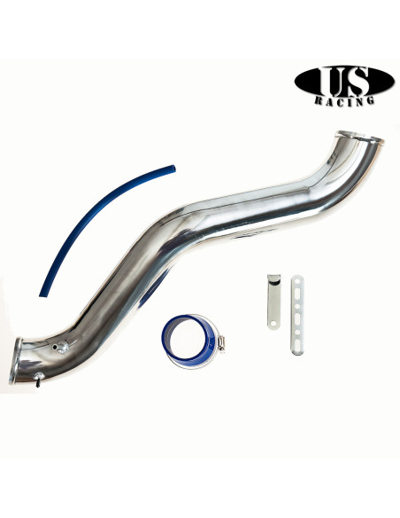 Aspirazione Diretta corta US-Racing lucidata Honda Accord MK6 Prelude MK4 MK5 92-02
