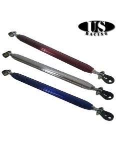 Barra duomi posteriore inferiore US-Racing B-Style blu Honda Civic 87-96 Civic 95-01 5 porte CRX Del Sol Integra