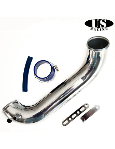 Aspirazione Diretta corta US-Racing lucidata Honda Civic MK7 (2001-2005)