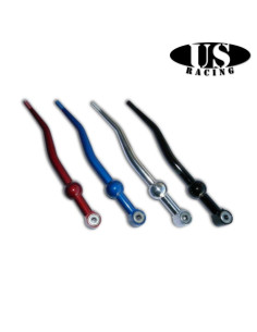 US-Racing Double Bend Short Shifter Aluminum Black (Civic/CRX 87-01/Del Sol/Integra)