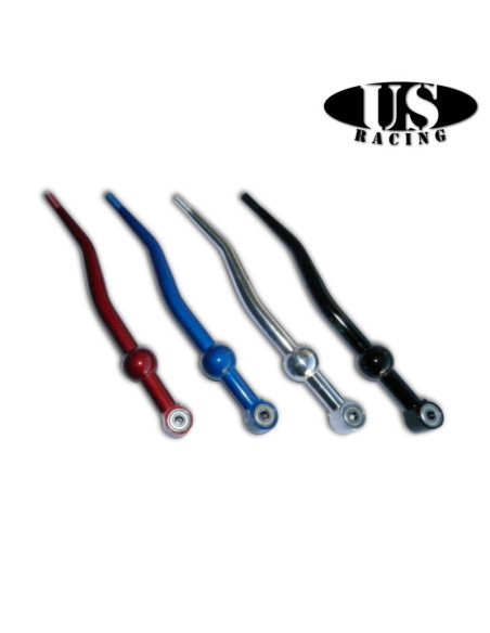Short Shifter US-Racing Double Bend in alluminio rosso Honda Civic CRX 87-01 Del Sol Integra
