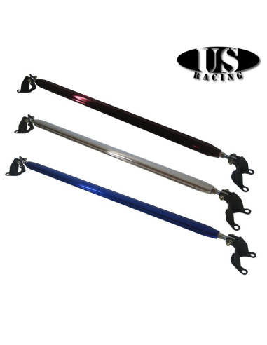 US-Racing Strutbrace Rear Upper B-Style Blue (Civic 87-01/CRX/Del Sol/Integra)