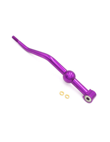 Leva del cambio corta US-Racing Double Bend in alluminio viola (Civic/CRX 87-01/Del Sol/Integra)
