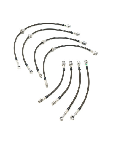 Goodridge Braided Brake Hoses for Toyota Celica Supra MA61, 8 Lines OEM Spec