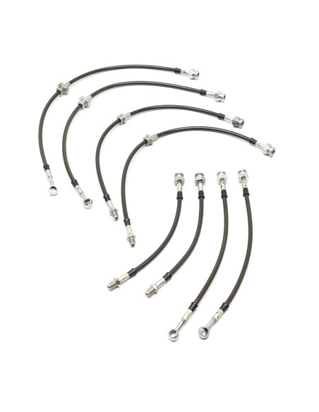 Goodridge Braided Brake Hoses for Toyota Celica Supra MA61, 8 Lines OEM Spec