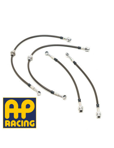Tubi Freno In Treccia Rinforzati Goodridge per pinze BMW M2 F87 AP Racing (2015+)