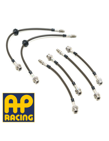 Tubi Freno In Treccia Rinforzati Goodridge per pinze BMW E9X AP Racing, inclusa M3 (05-12)