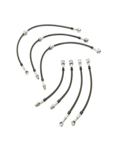 Goodridge Braided Brake Hoses for Toyota Corolla 1.6i Coupé AE82 & AE86, 7 Lines (84-85)