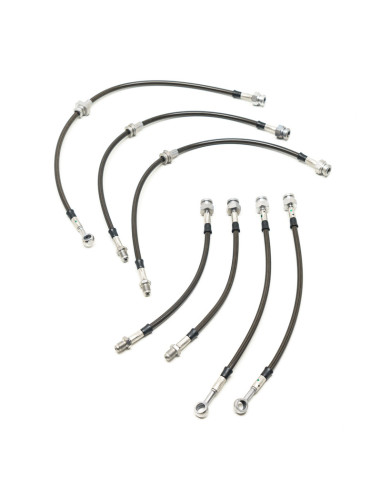 Goodridge Braided Brake Hoses for Toyota Corolla 1.6i Coupé AE82 & AE86, 7 Lines (84-85)