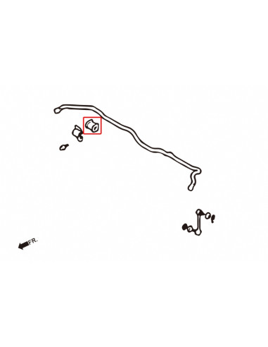 Reinforced Stabilizer Bushing Mitsubishi Eclipse, Galant