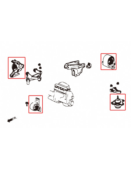 Harden Engine Mount Honda Civic