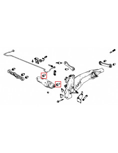 Rear Lower Arm Bushing Honda 2