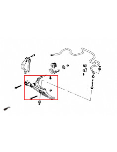 Front Lower Control Arm Honda Civic 2