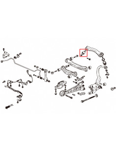 Boccole del Braccio superiore posteriore Hardrace Honda Accord MK4 MK5 2