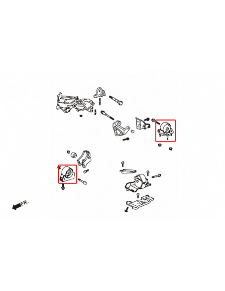 Harden Enigne Mount Toyota Corolla/altis/auris